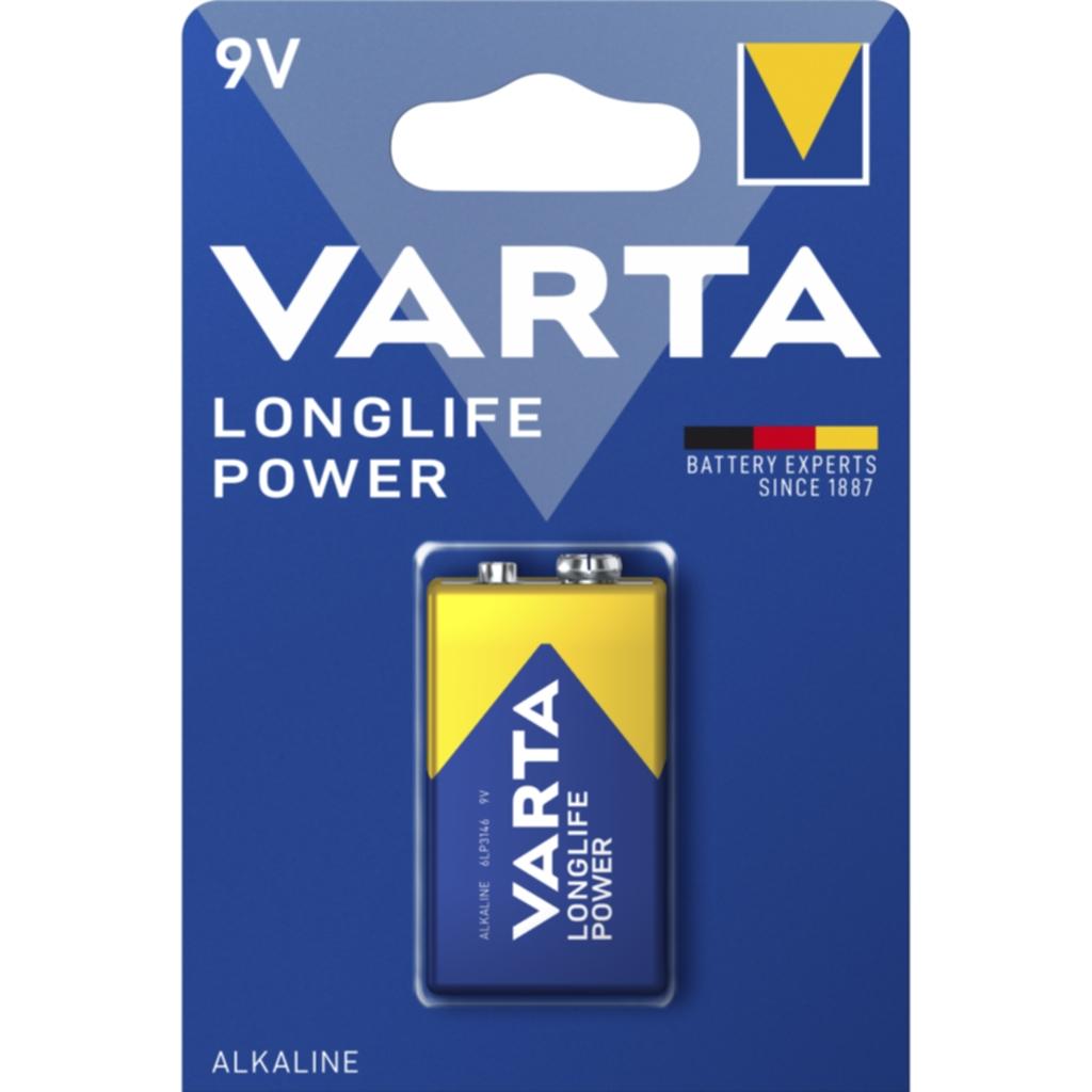 Varta Varta Varta Longlife Power batteri - 9V, 1-Pakning