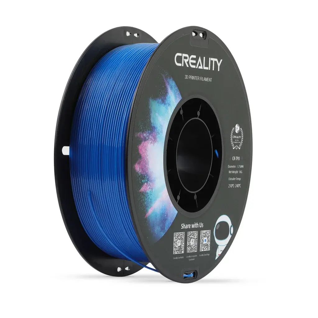 Creality Creality Creality CR-TPU - 1.75mm - 1kg Blå 6971636407621 Tilsvarer: N/A