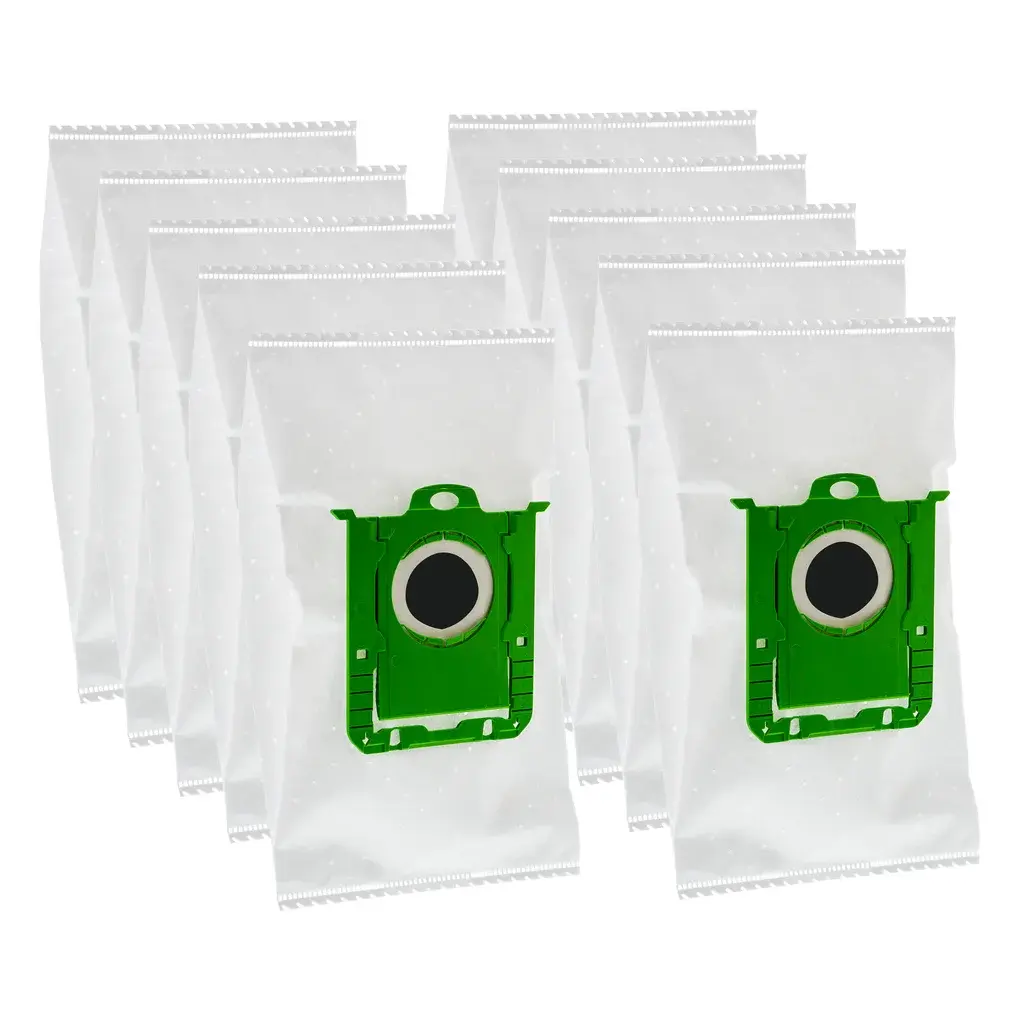 Premium Premium Støvsugerposer, syntetfiber, 10st. + motorfilter DU12190-2 Tilsvarer: E201
