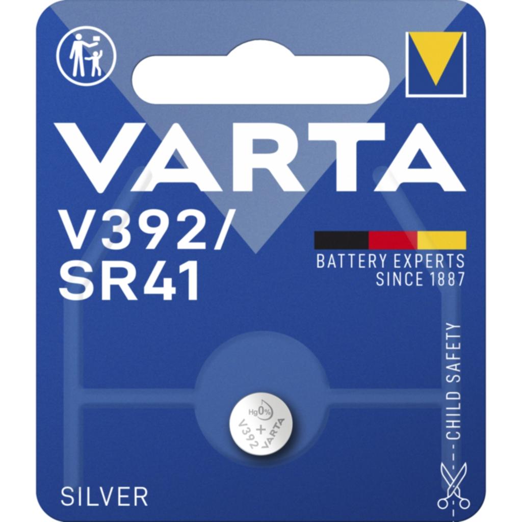 Varta Varta Varta V392/SR41 sølv myntcellebatteri - 1 pakke