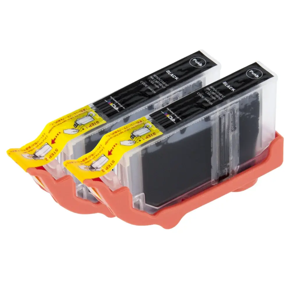 inkClub Blekkpatron svart 800 sider, 2-pk