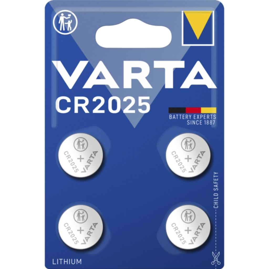 Varta Varta Varta CR2025 Litium knappcelle batteri - 4 Pakning