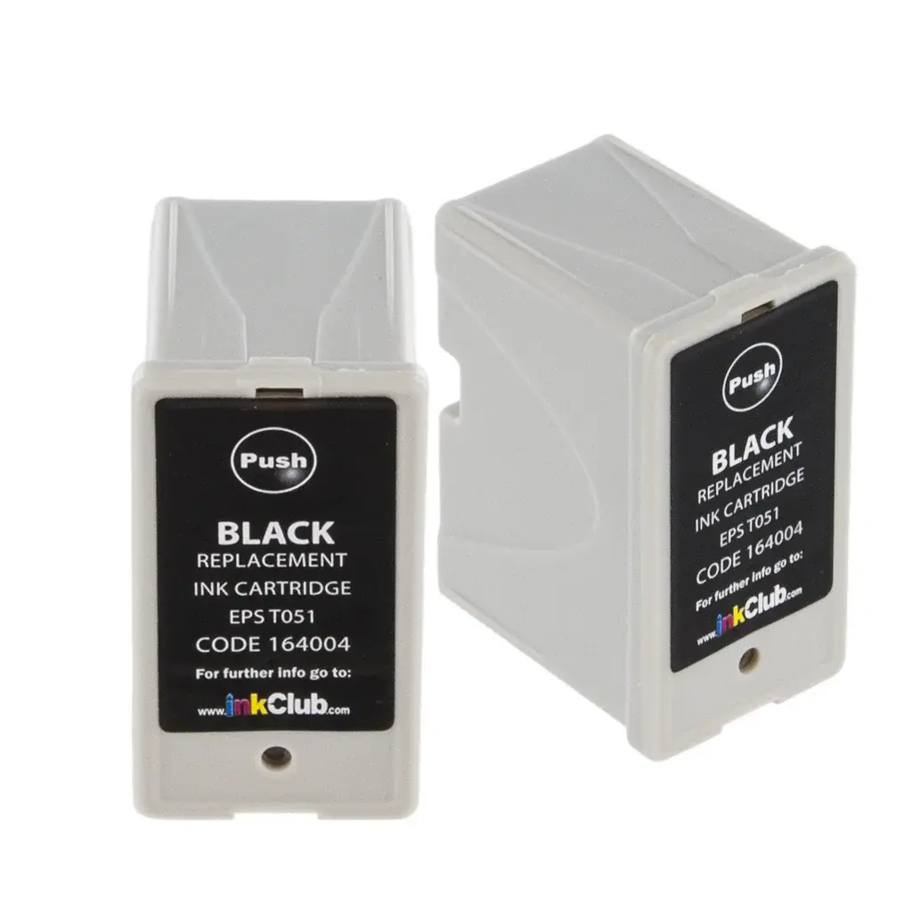 inkClub Blekkpatron sort, 2pk