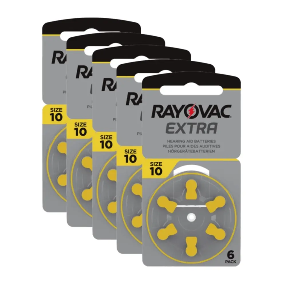 RAYOVAC RAYOVAC Rayovac Extra Advanced ACT 10 gul 5-pakk
