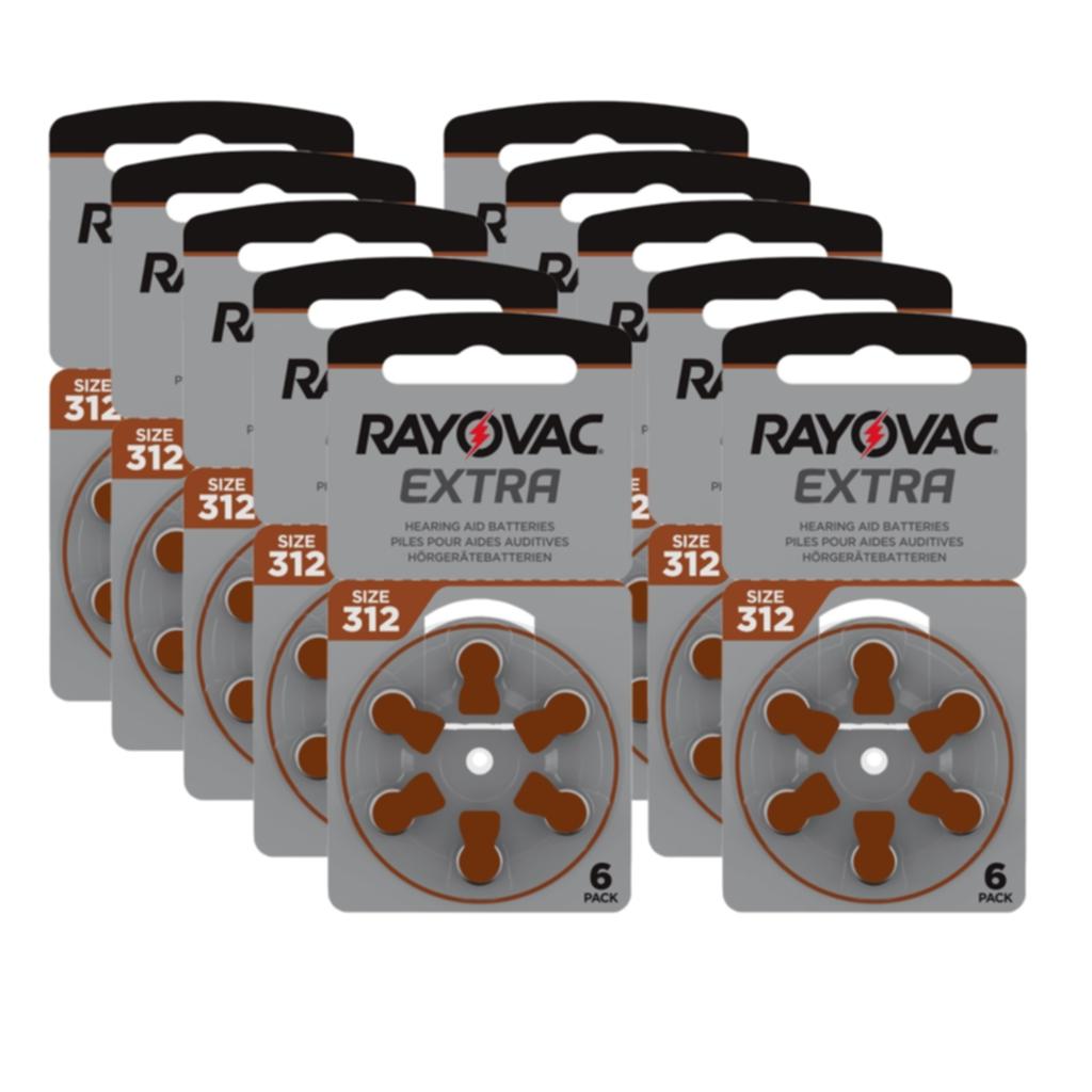 RAYOVAC RAYOVAC Rayovac Extra Advanced ACT 312 brun 10-pakk