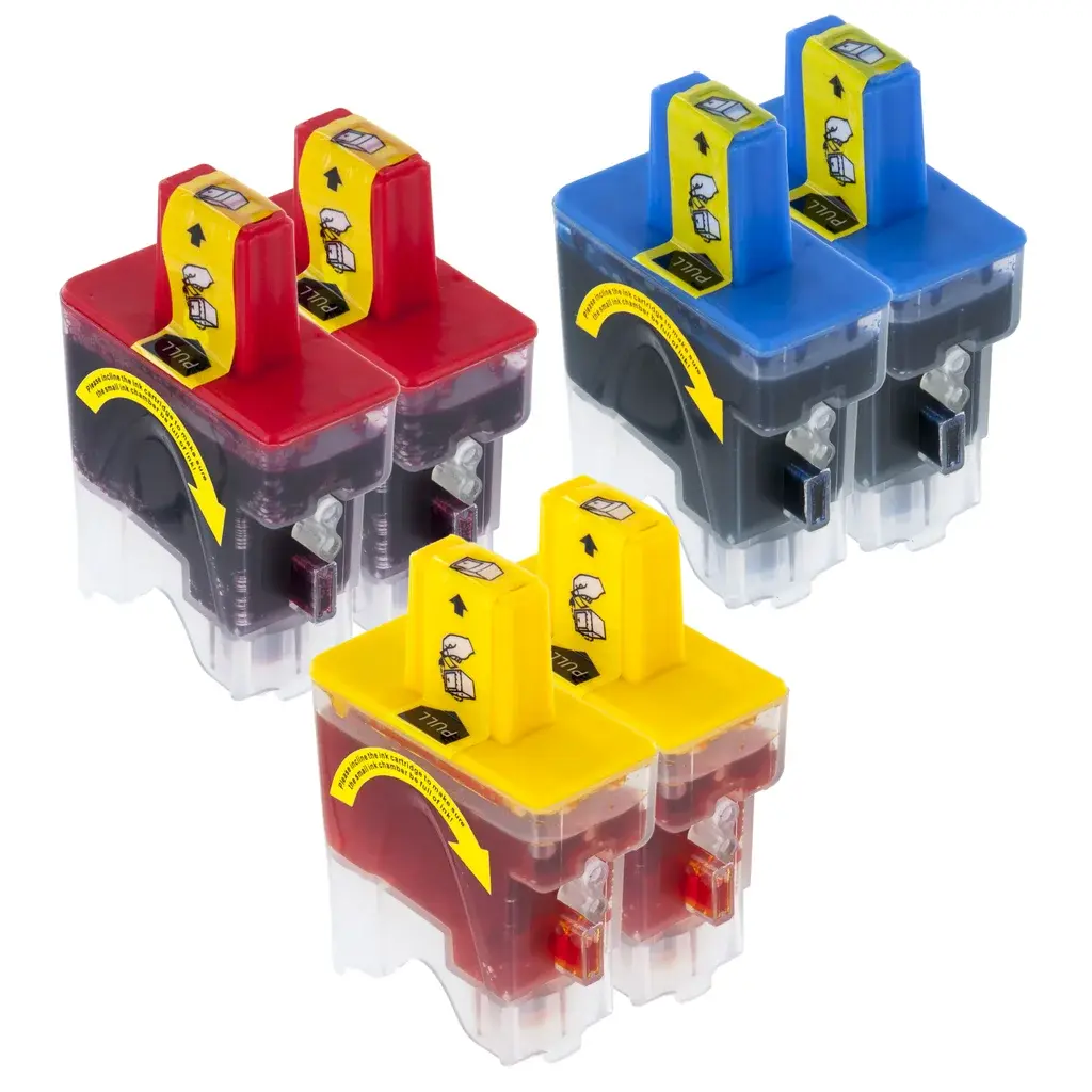 inkClub inkClub Multipack, 6 blekkpatroner, 2x(C/M/Y) KBA02-6 Tilsvarer: N/A