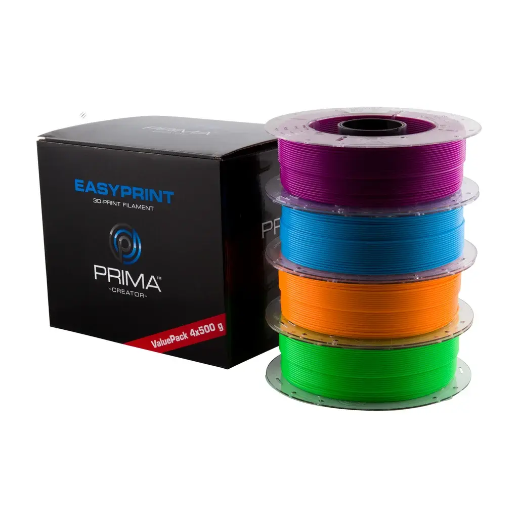 Prima Prima PrimaCreator EasyPrint PLA 1,75 mm 4x500g Verdi Neon
