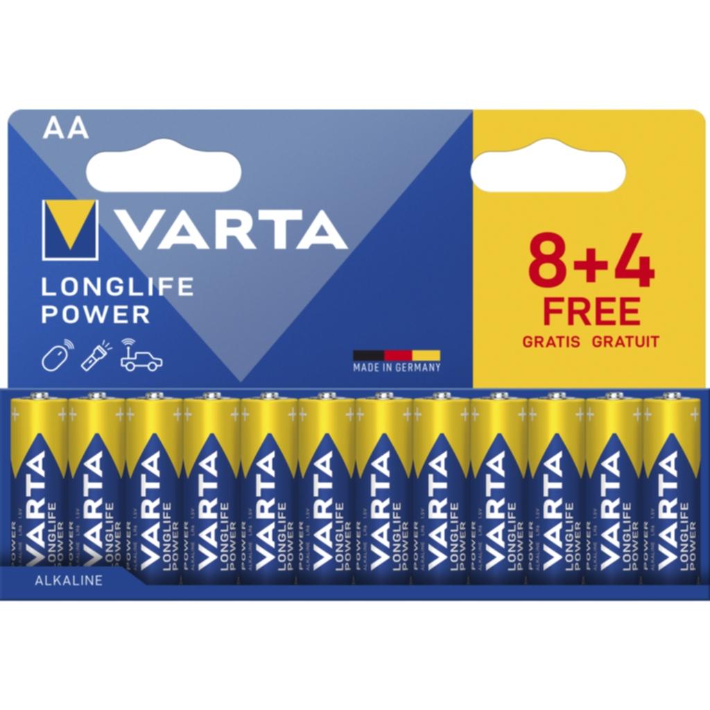 Varta Varta Varta Longlife Power AA batteri - 12-pakning
