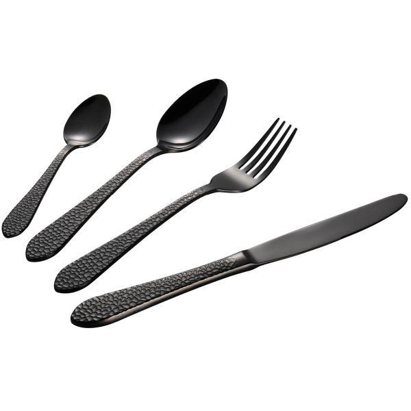 Magnor Magnor - Craft bestikksett 16 deler hamret svart