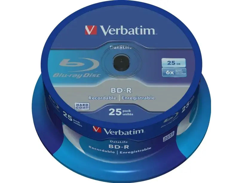 Verbatim DataLife - 25 x BD-R - 25 GB 6x - spindel