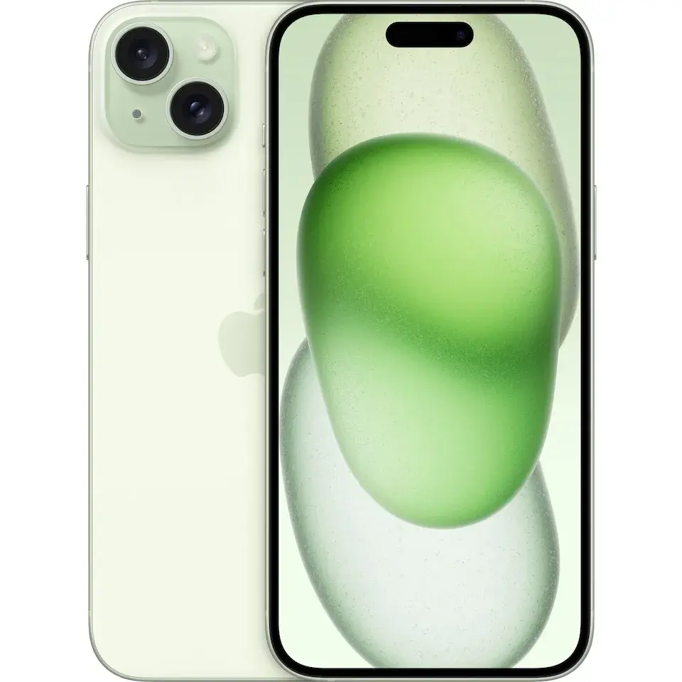 Apple Apple iPhone 15 Plus - 5G smartphone - dobbelt-SIM / Internminne 128 GB - OLED-display - 6.7" - 2796 x 1290 pixels - 2x bakkameraer 48 MP, 12 MP - ...