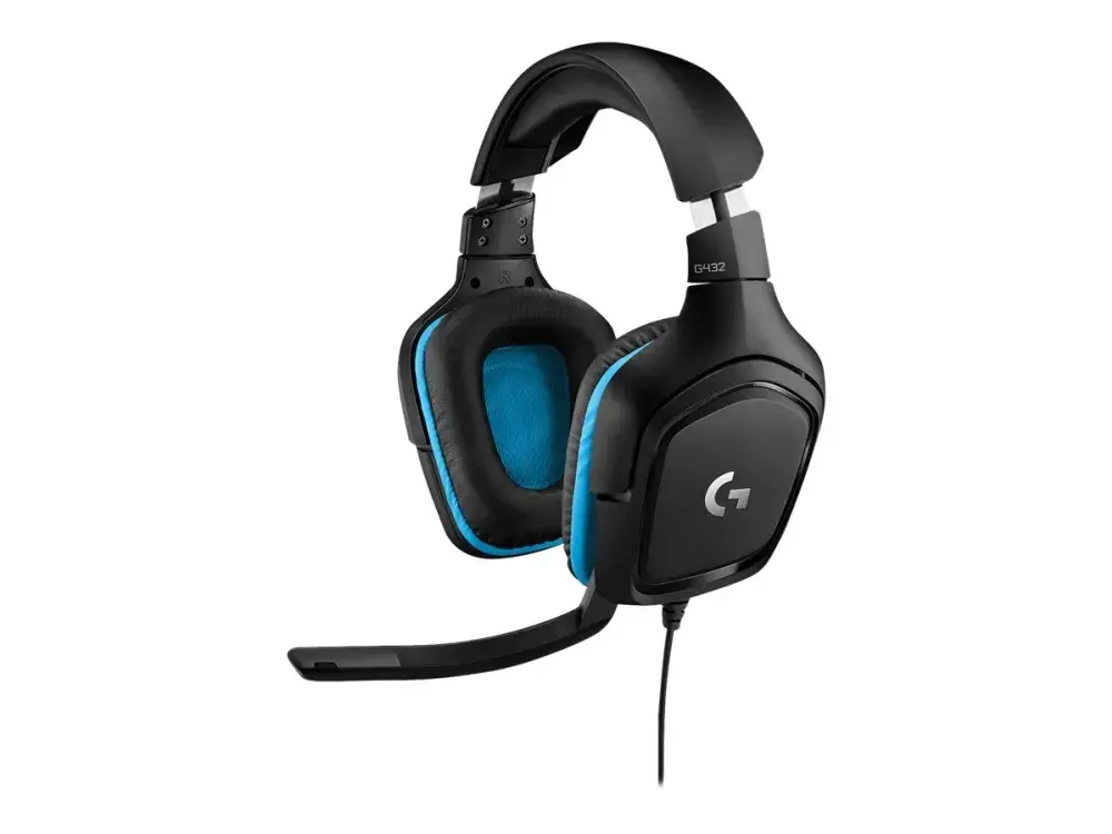 Logitech Logitech Gaming Headset G432 - Hodesett - 7,1-kanals - full størrelse - kablet - USB, 3,5 mm jakk - svart
