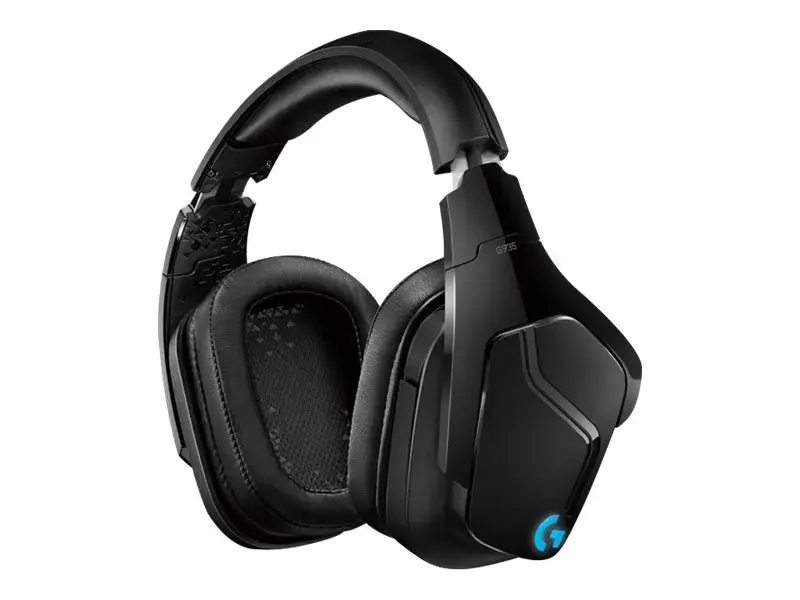 Logitech Logitech Gaming Headset G935 - Hodesett - 7,1-kanals - full størrelse - 2,4 GHz - trådløs - 3,5 mm jakk - svart, blå