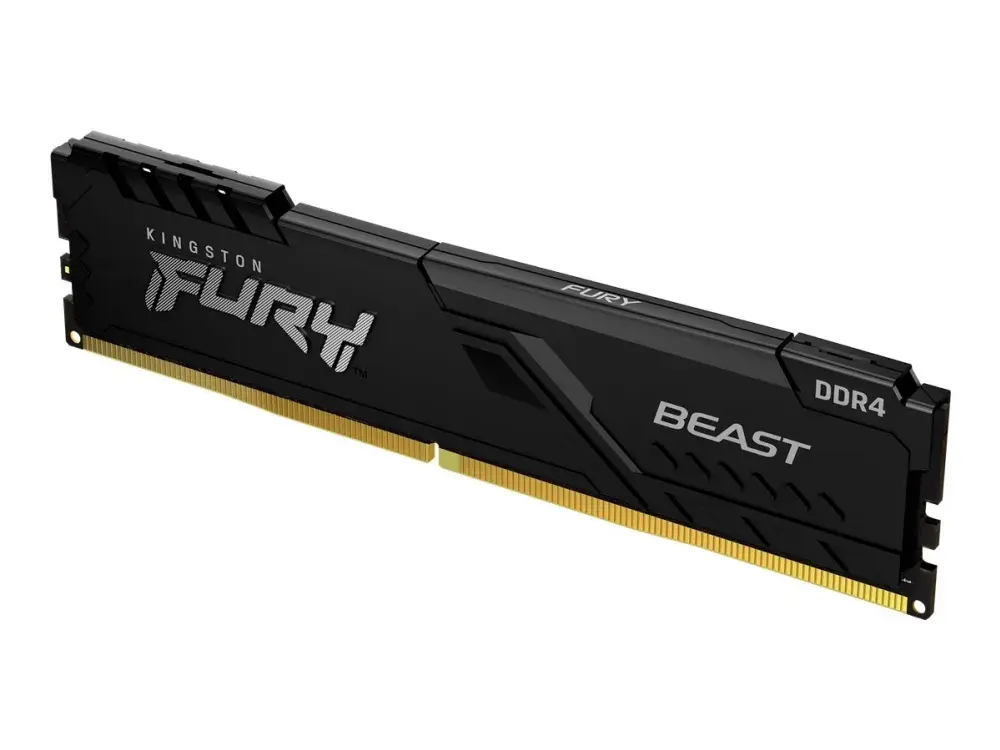 Kingston FURY Beast - DDR4 - modul - 16 GB - DIMM 288-pin - 3200 MHz / PC4-25600 - CL16 - 1.35 V - ikke-bufret - ikke-ECC - svart