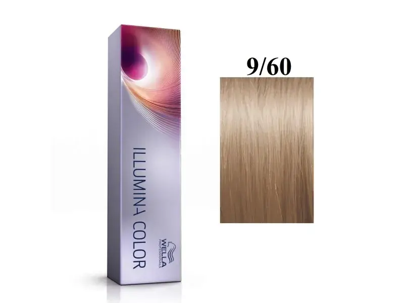 Wella Professionals Illumina Color permanent hårfarge 9/60 bright blonde natural violet, 60 ml
