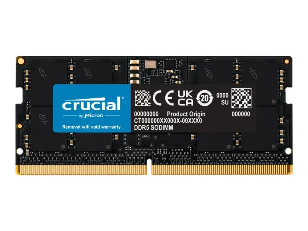 Crucial - DDR5 - modul - 16 GB - SO DIMM 262-pin - 5600 MT/s / PC5-44800 - CL46 - 1.1 V - ikke-ECC