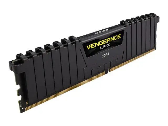 CORSAIR Vengeance LPX - DDR4 - sett - 32 GB: 2 x 16 GB - DIMM 288-pin - 3200 MT/s / PC4-25600 - CL16 - 1.35 V - ikke-bufret - ikke-ECC - svart