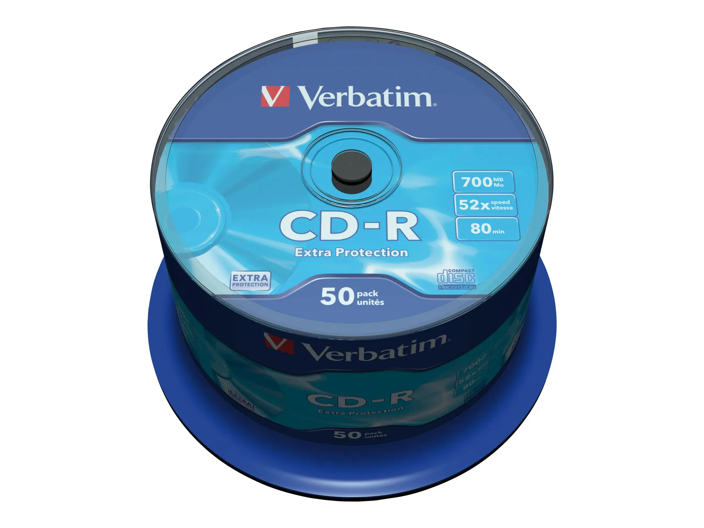 Verbatim - 50 x CD-R - 700 MB (80 min) 52x - spindel