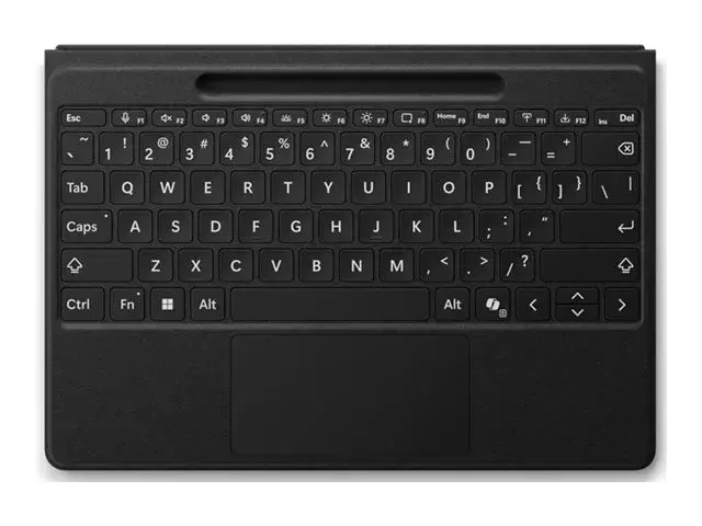 Microsoft Microsoft Surface Pro Flex Keyboard - Tastatur - med akselerometer, styrepute, lagrings- og ladebakke for Surface Slim Pen 2 - trådløs - Bluetooth ...