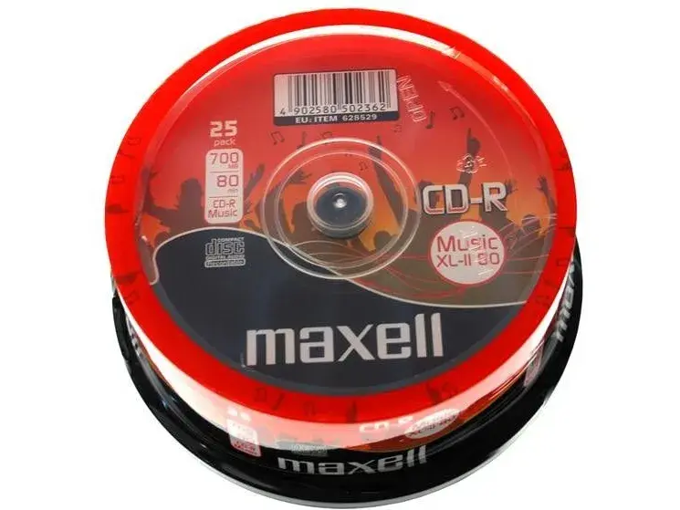 Maxell CD-R 700MB, 52x, CD-R, 120 mm, 700 MB, 25 stykker