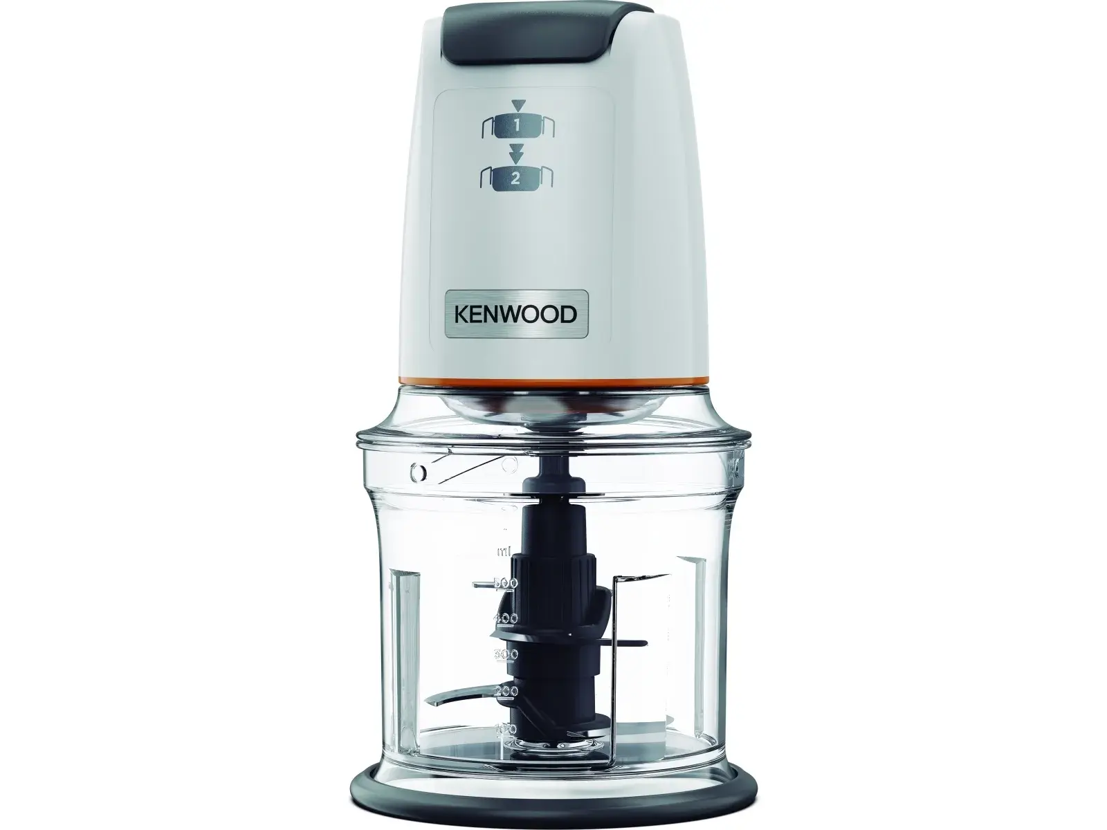 Kenwood Kenwood Easy Chop Mini Chopper CHP61.000WH, 0,5 l, Grå, Hvit, Plast, Rustfritt stål, 500 W, 138,5 mm