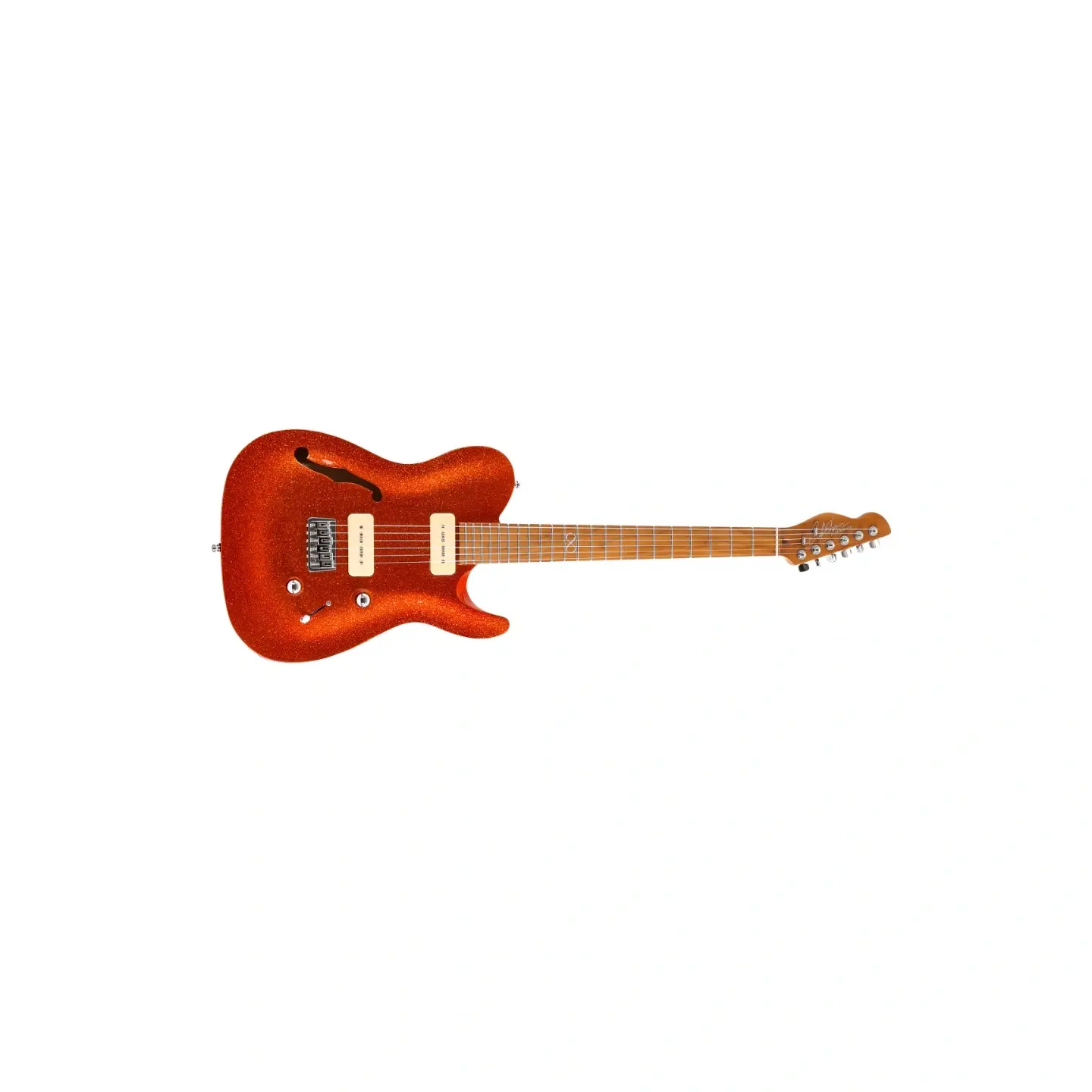 Chapman guitars Chapman guitars ML3 Semi Hollow Pro Trad Burnt Orange Sparkle