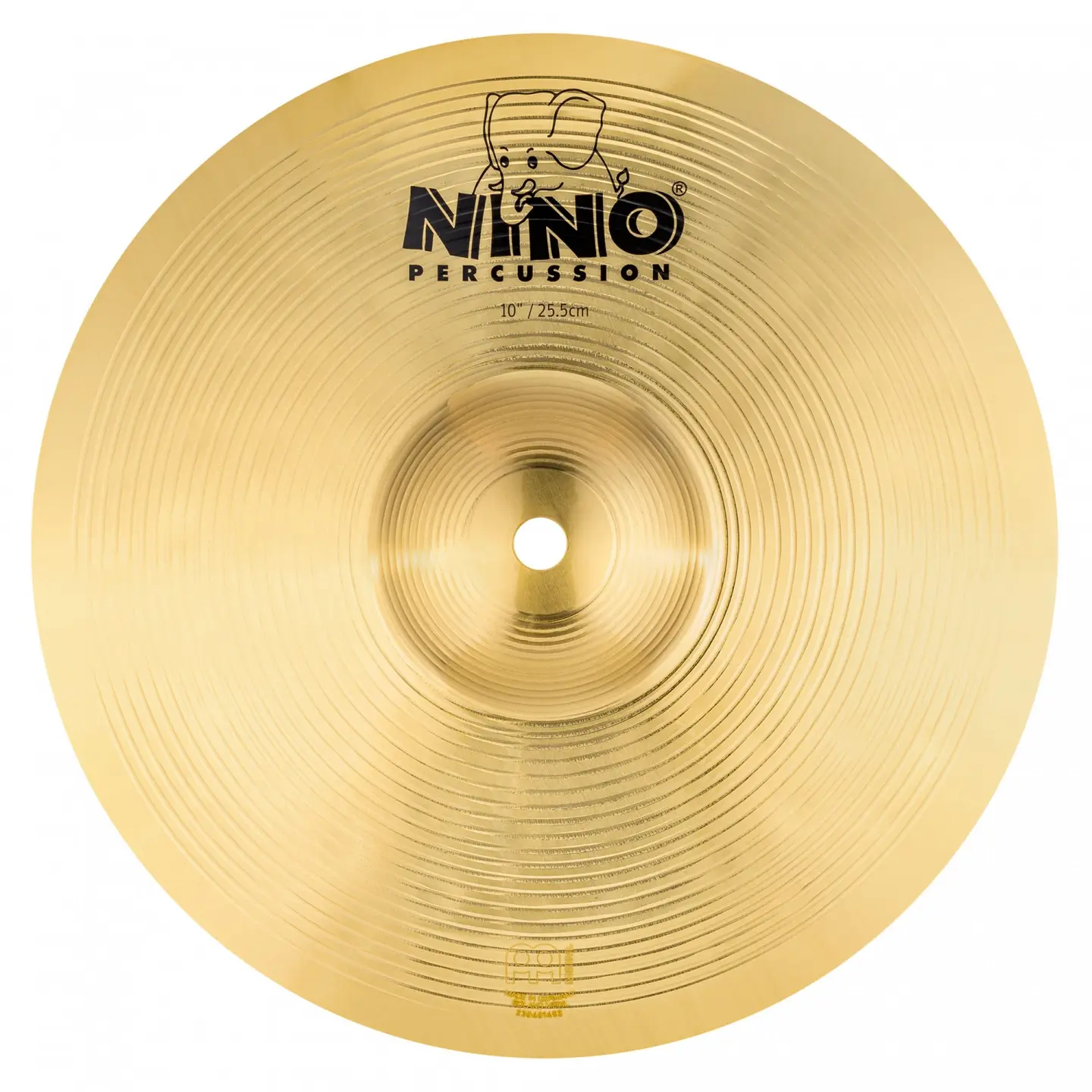 Nino Percussion NINO PERCUSSION NINO-BR25* *Kunderetur Marschcymbal, Brass 10/25cm