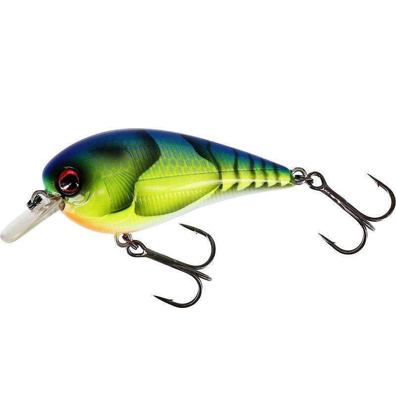 Westin Westin BassBite 1.5 Squarebill 6cm 13g Floating Chartreuse Blue Craw