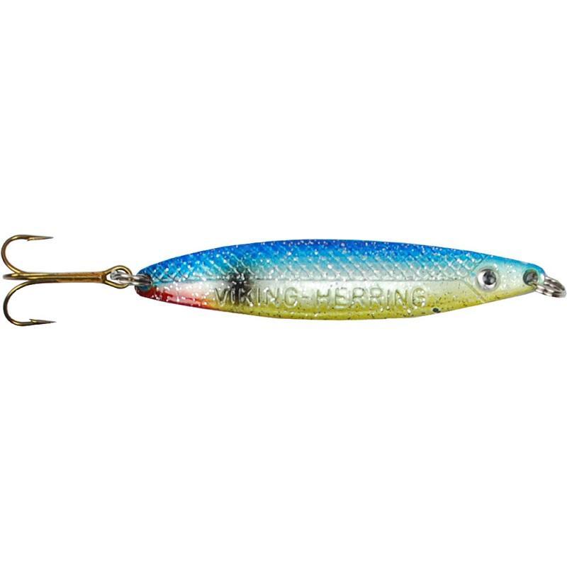 Wiggler Wiggler Viking Herring Glitter Blå/Koppar 22g