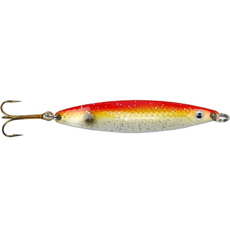Wiggler Wiggler Viking Herring Glitter Röd/Guld 22g