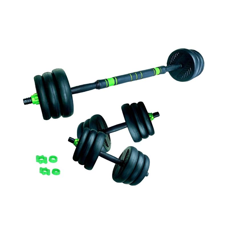 active sports gear ASG Justerbart Vektsett 15 Kg. - Svart/Grønn
