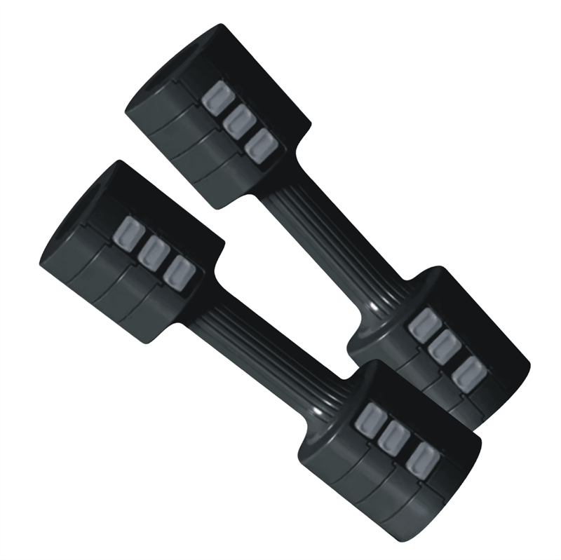 active sports gear ASG justerbart svart manualsett - 2 x 2,5 kg