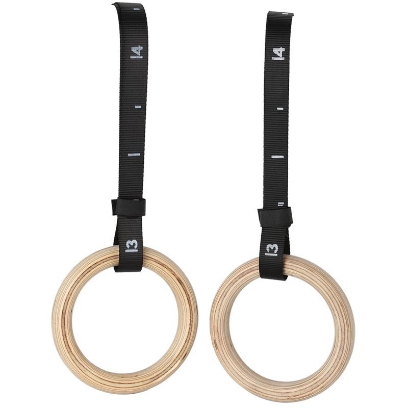 Toorx Toorx Gymnastikkringer i tre med nylonrem