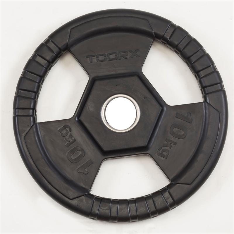 Toorx Toorx gummivektplate - 10 kg