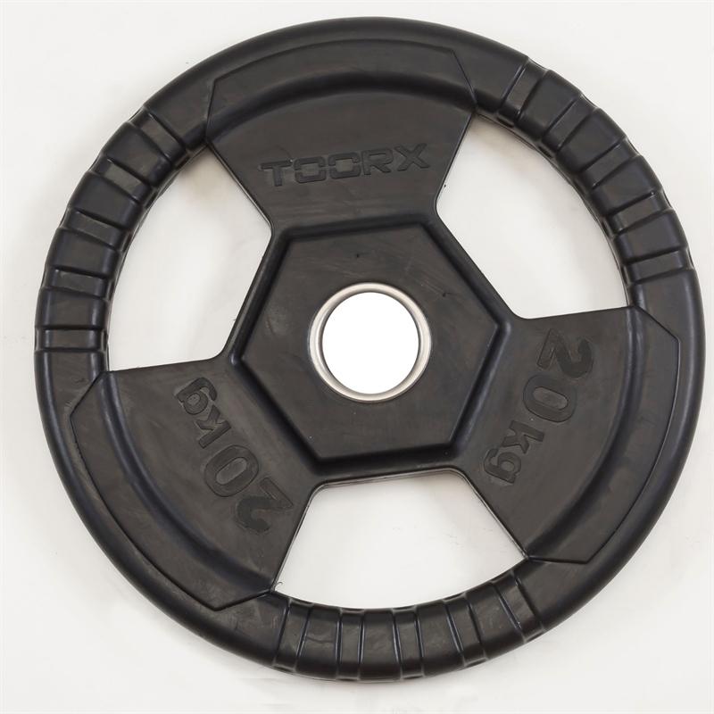 Toorx Toorx gummivektplate - 20 kg