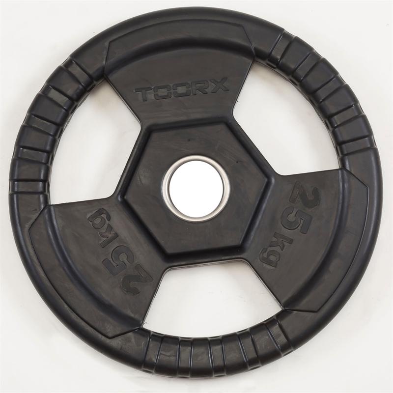 Toorx Toorx vektskive gummi - 25 kg