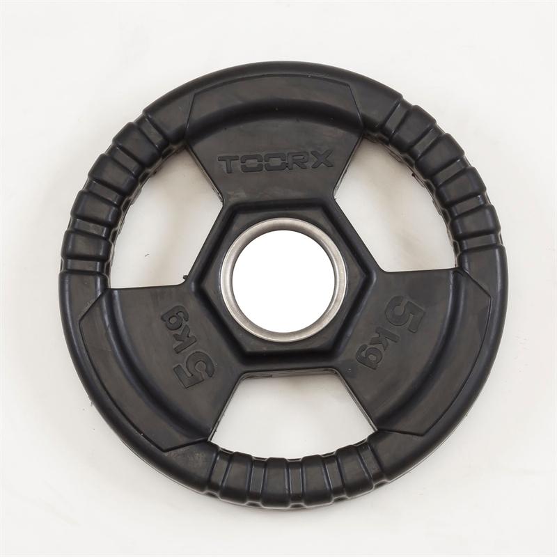 Toorx Toorx gummivektplate - 5 kg