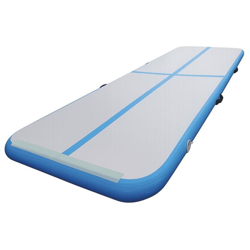active sports gear ASG Airtrack - 300 x 100 x 10 cm - Grå/Blå