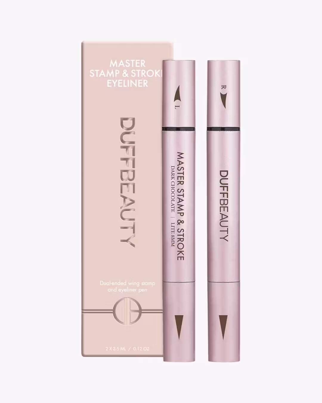 DUFFBEAUTY Master Stamp And Stroke Eyeliner 8mm 2 x 3,5 ml (Farge: Dark Chocolate)