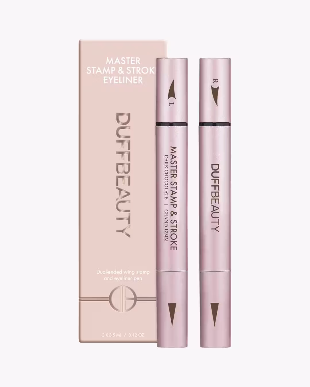 DUFFBEAUTY Master Stamp And Stroke Eyeliner 12mm 2 x 3,5 ml (Farge: Dark Chocolate)