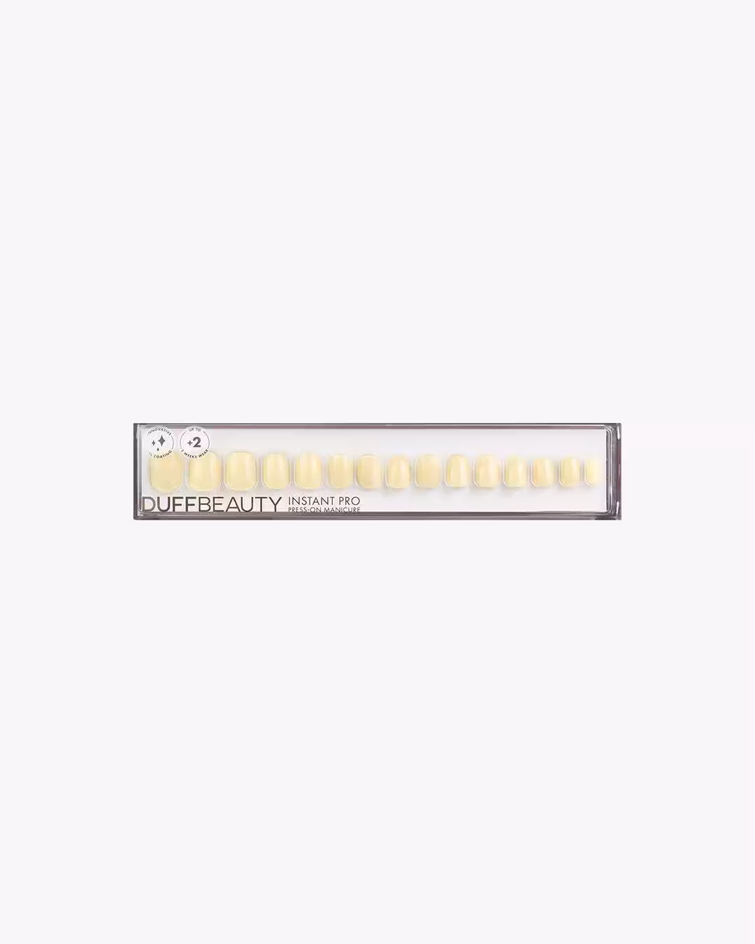 DUFFBEAUTY Instant Pro Press-On Nails Butter Yellow 30 stk