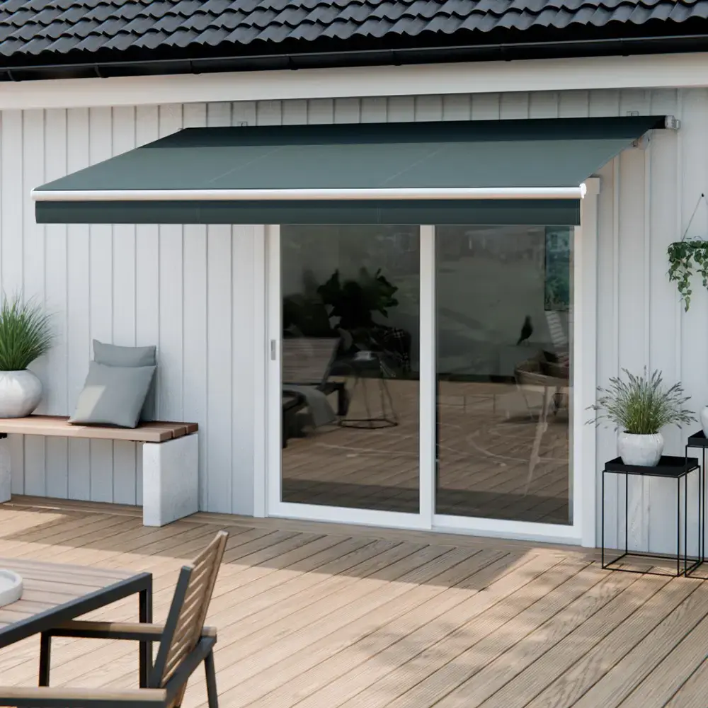 Skånska Byggvaror Terrassemarkise Smaragd