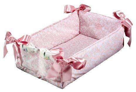 Asi Dukker Asi Dukker - Dukkeseng og stellematte 2 i 1 Rosa - Onesize
