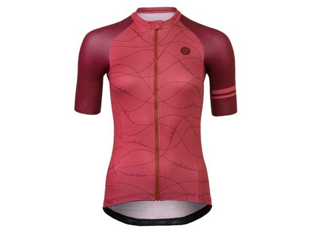 AGU AGU Velo Wave Kortermet Trøye Rød/Rosa