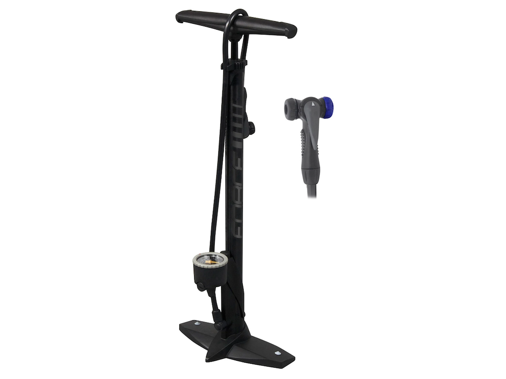 Force FORCE Hobby fotpumpe med manometer 11 Bar/160 PSI sort
