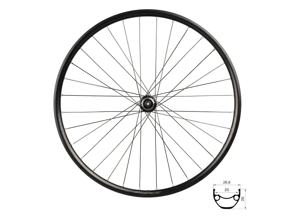 Force Force Basic bakhjul 27,5" Shimano 8-11 speed disc center lock 32 eiker
