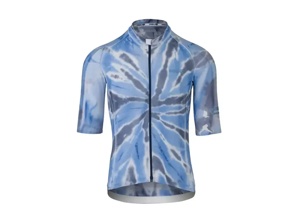 AGU AGU Classic Breakaway sykkeltrøye korte ermer tie dye blue sky herre
