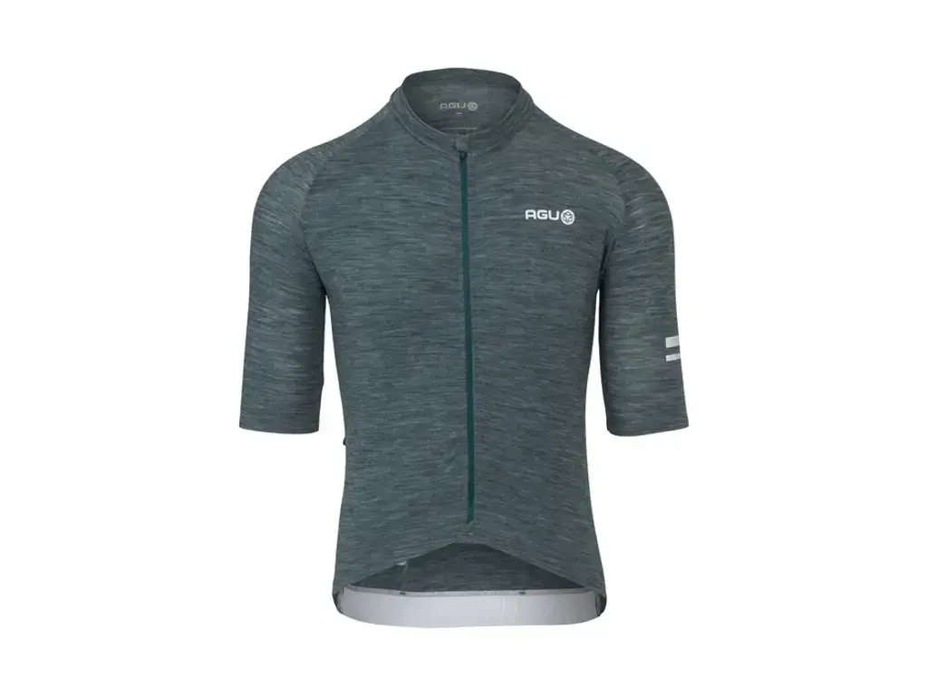 AGU AGU Merino Performance sykkeltrøye korte armer sea green herre