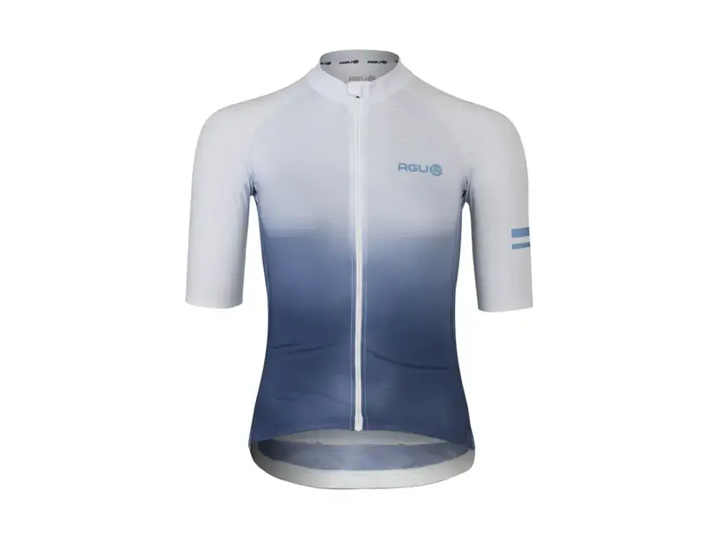 AGU AGU Classic Breakaway sykkeltrøye korte ermer dip dye denim blue dame