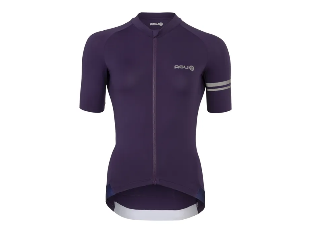 AGU AGU Solid Performance sykkeltrøye korte armer purple velvet dame